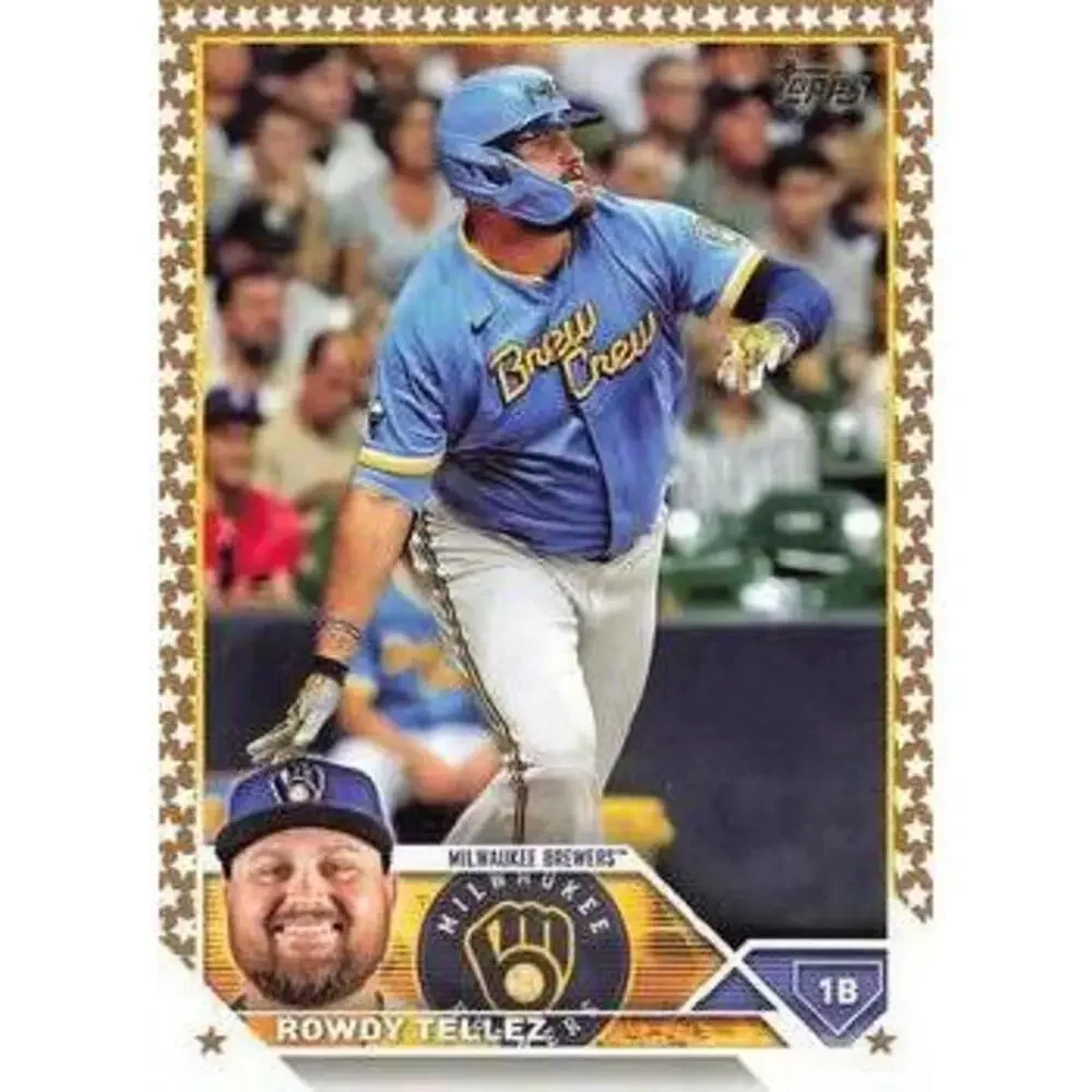 2023 Topps Gold Star Gold Star Rowdy Tellez #598 Milwaukee Brewers